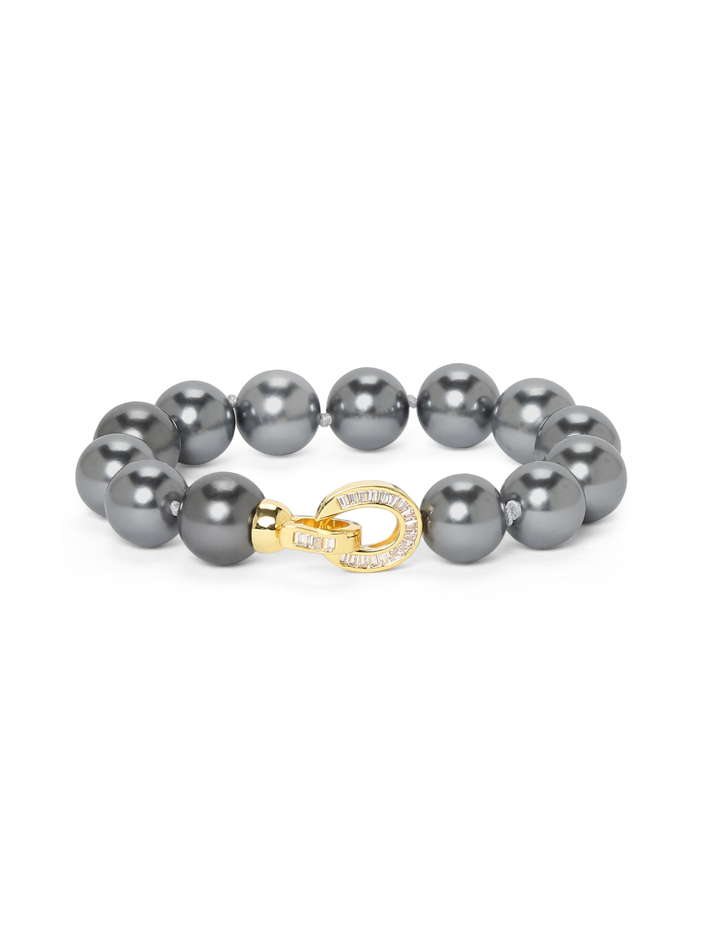 MISH Bracelet 'Marigold' in Grey: front