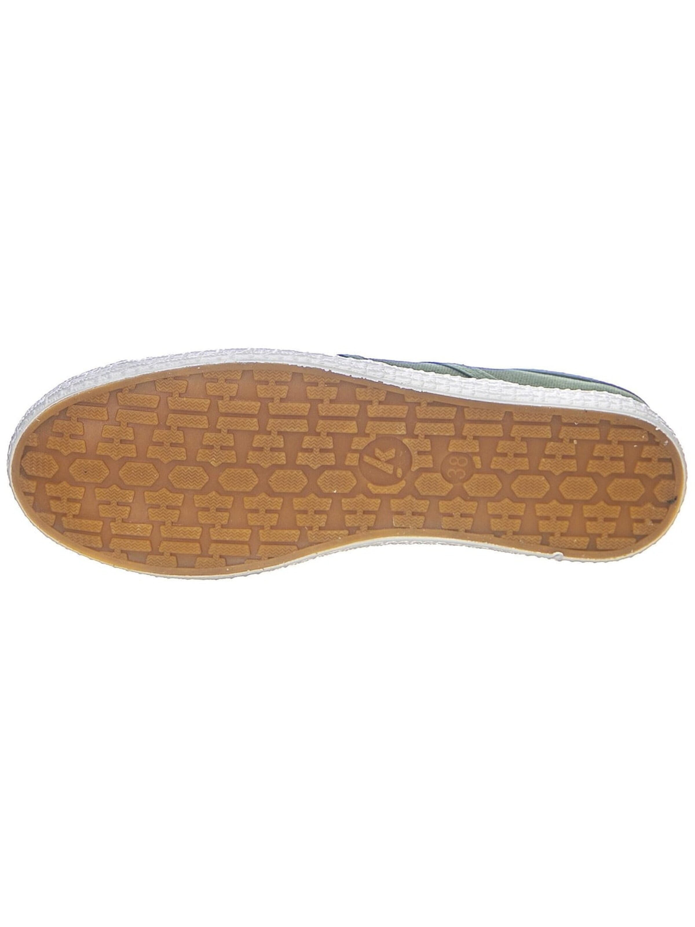KAWASAKI Athletic lace-up shoe 'Basic Canvas Shoes' in Green