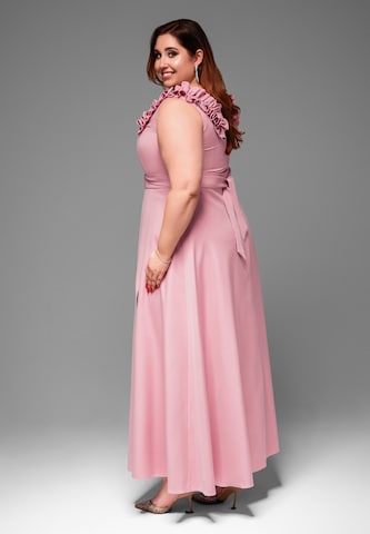 Ombre Avondjurk in Roze