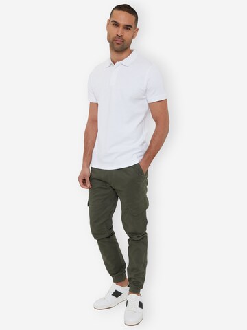 Threadbare Regular lange Cargohose 'Belfast' in Grün