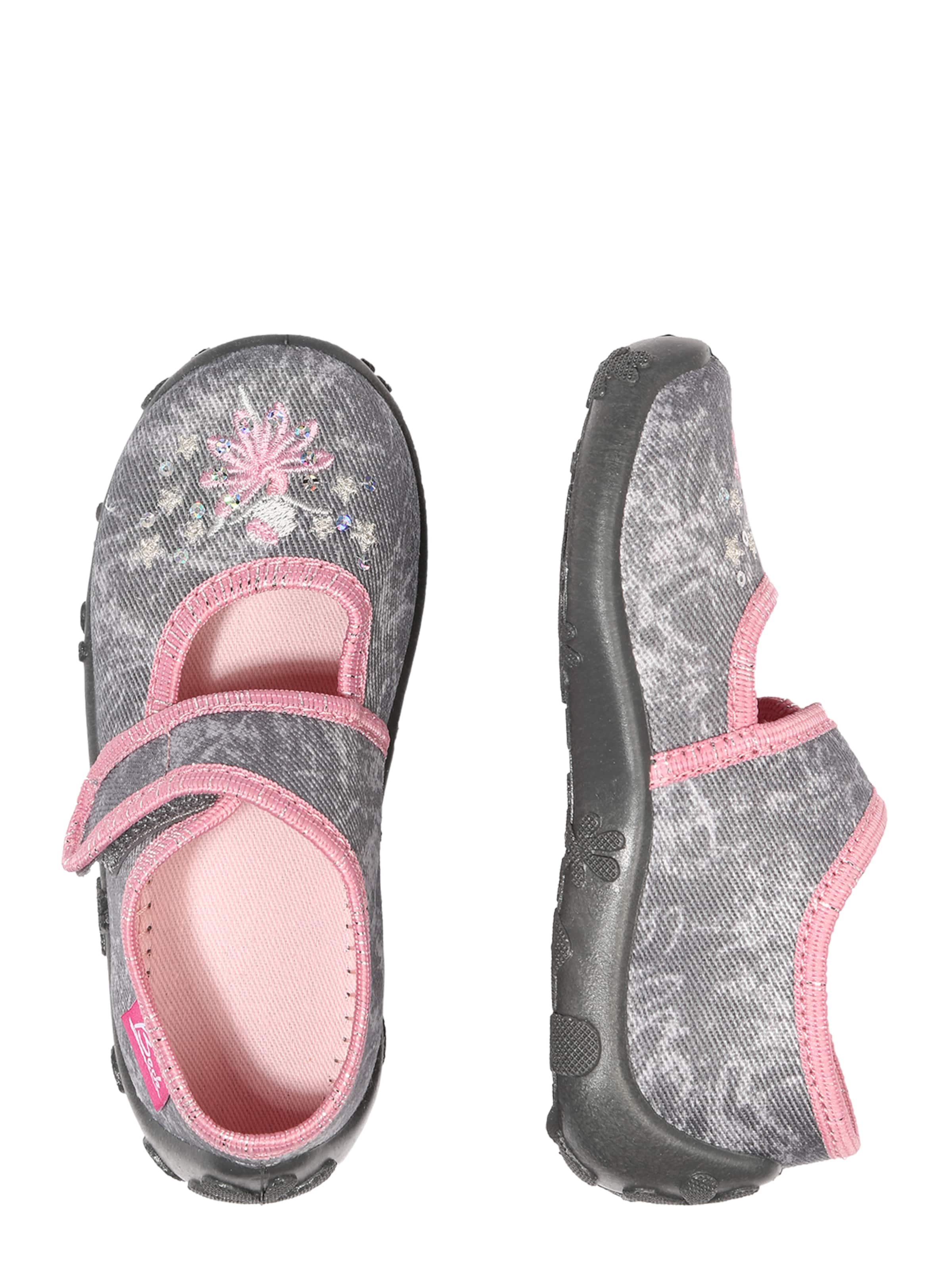 BECK Slippers 'Tänzerin' in Grey