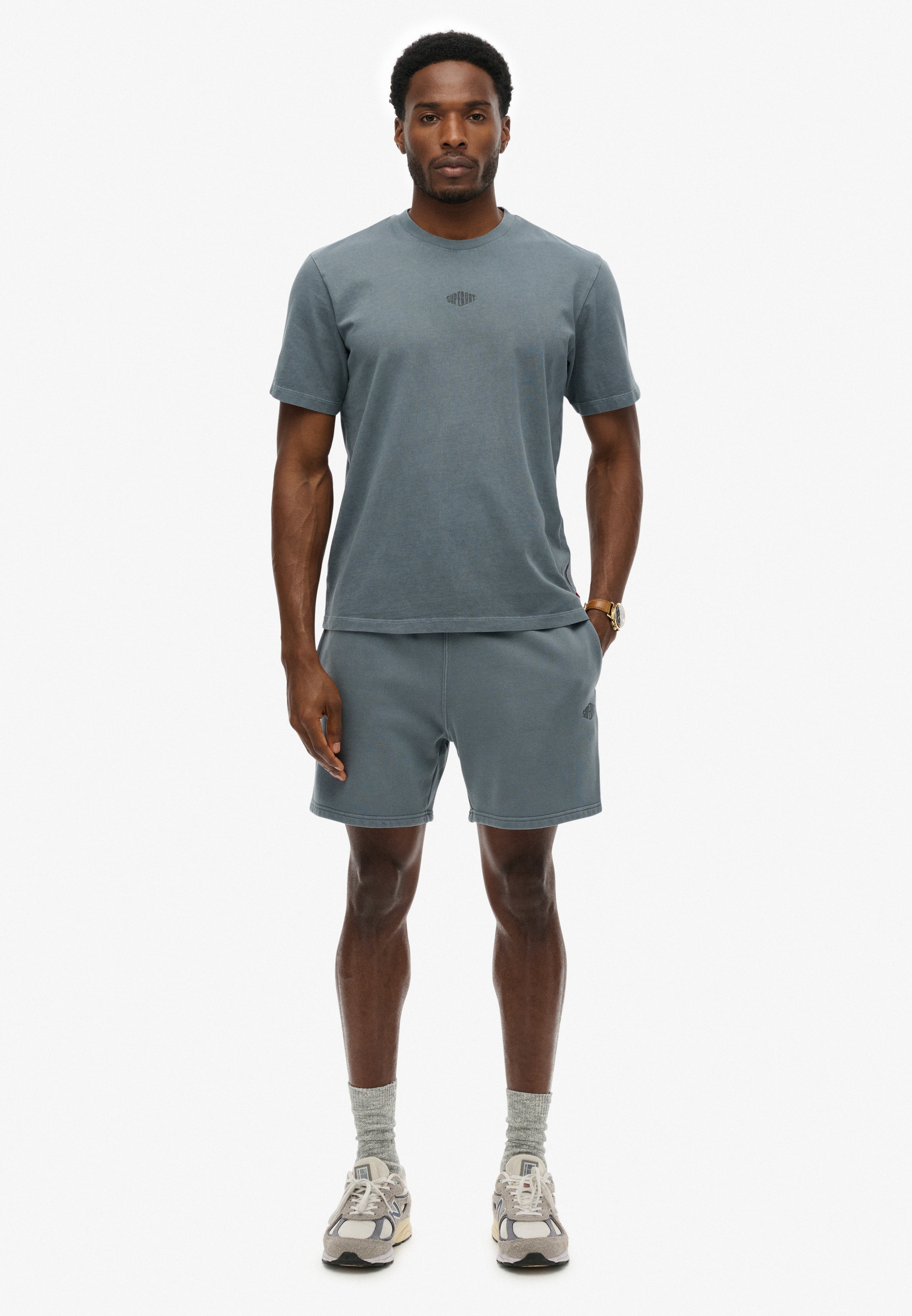 Superdry & Co Loose fit Pants in Blue
