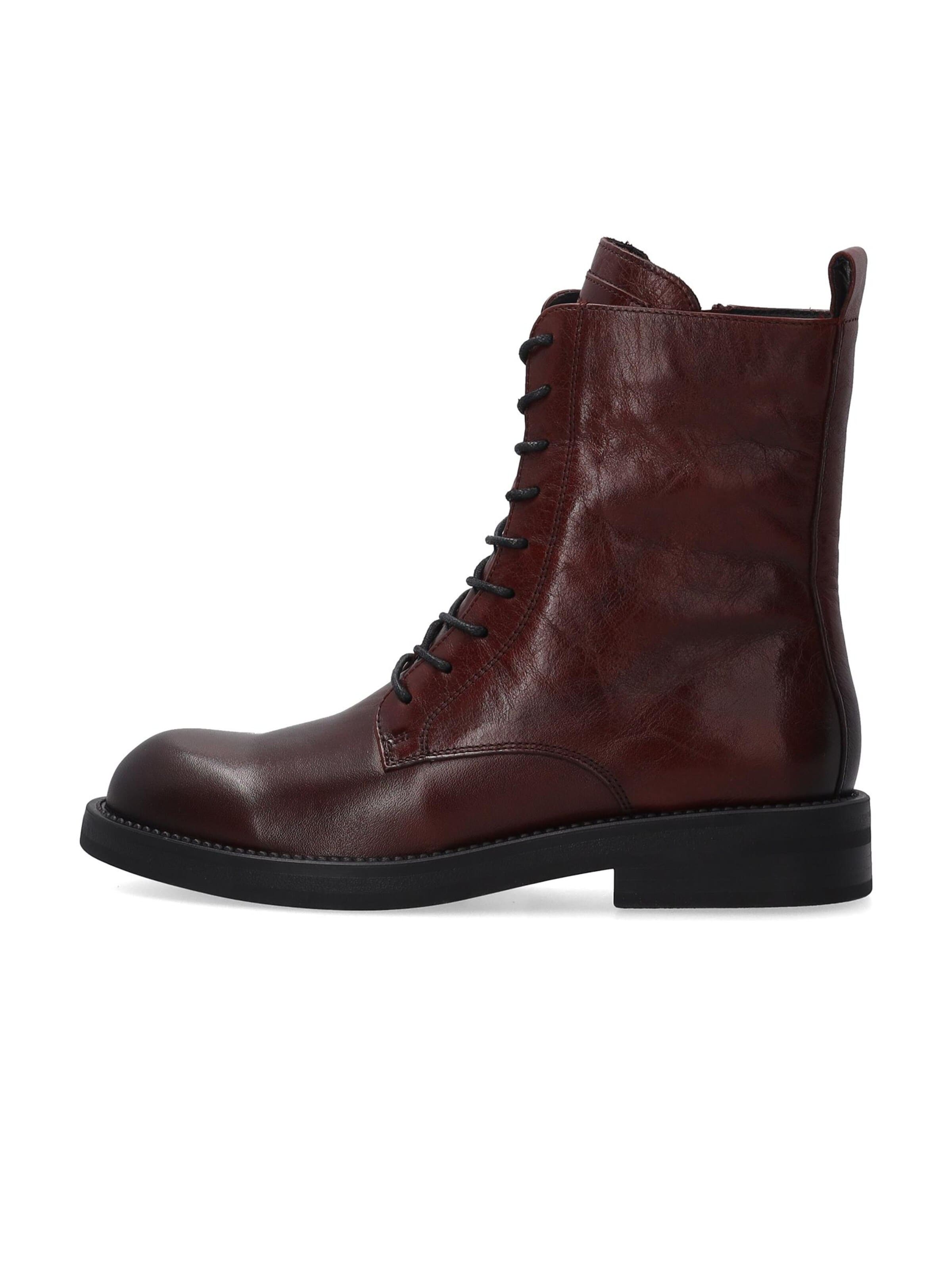 VENEZIA Schnürstiefelette‌ in Rot: Vorderseite
