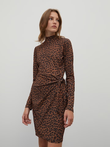 Robe 'Karlotta' EDITED en marron : devant