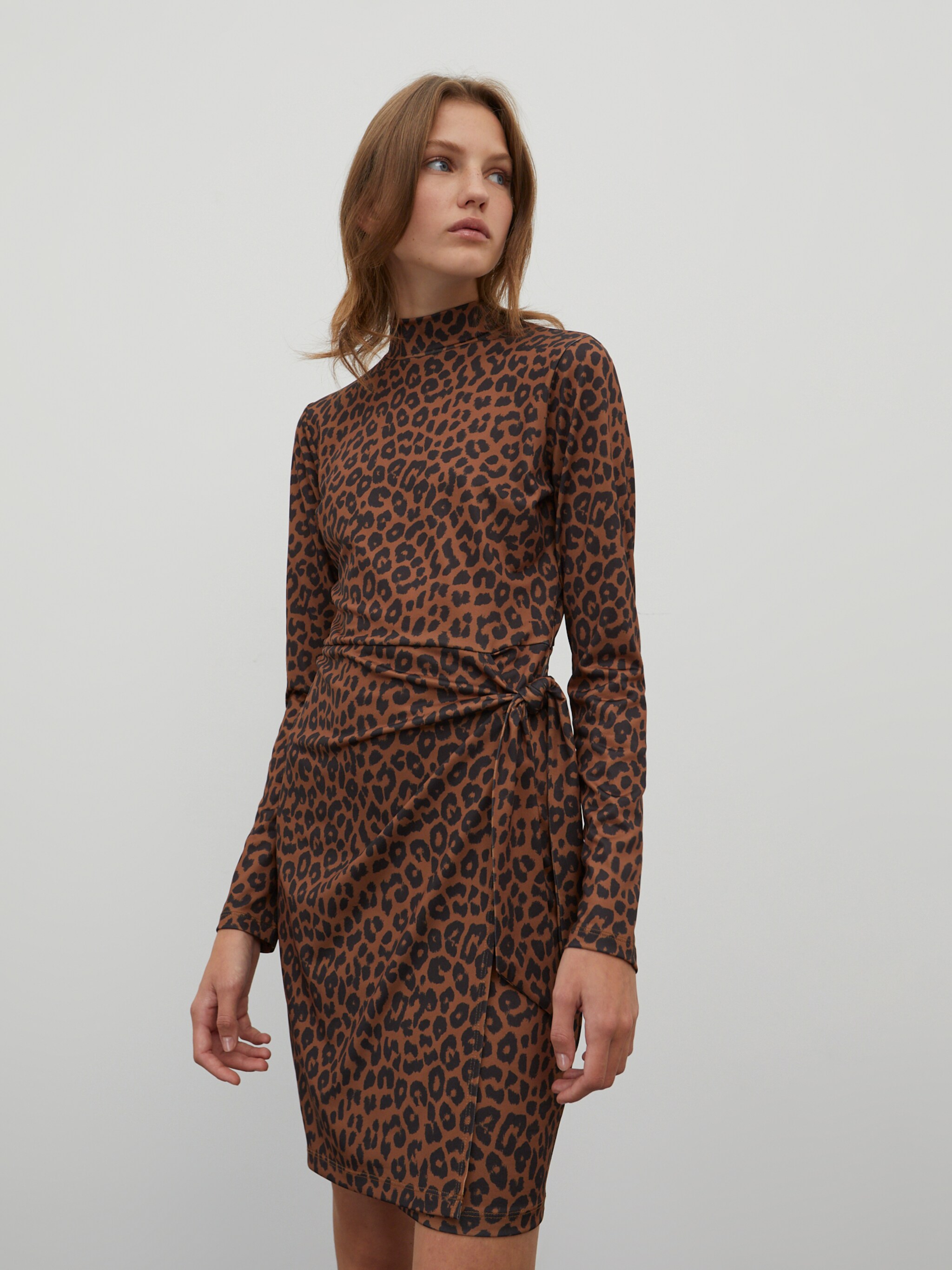 EDITED Producten Jurk 'Karlotta' Bruin