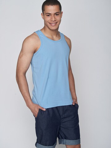 GREENBOMB Shirt in Blauw: voorkant