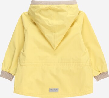 MINI A TURE Weatherproof jacket 'Wai' in Yellow