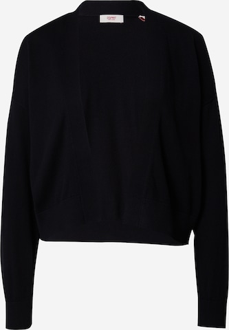 ESPRIT Knit cardigan in Black: front