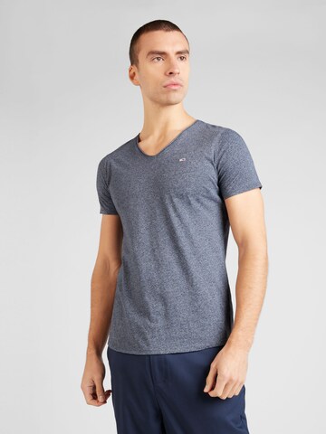 Tommy Jeans Regular Fit T-Shirt 'JASPE' in Blau: predná strana