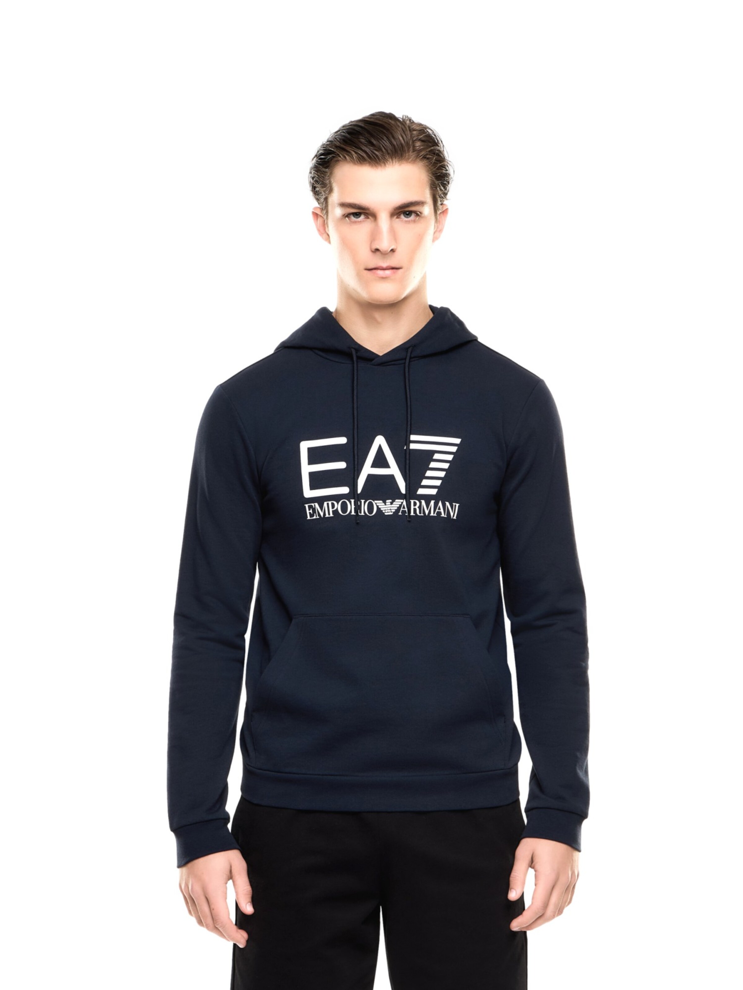 EA7 Emporio Armani Trui in Blauw: voorkant