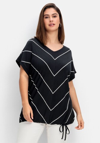 SHEEGO T-Shirt in Schwarz: predná strana