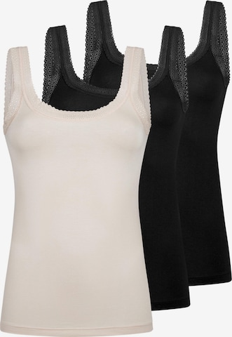 Mey Undershirt 'Modal Lace' in Brown: front