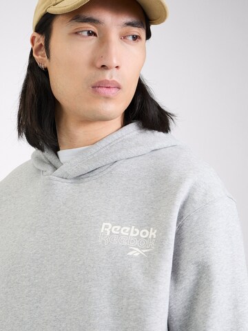 Reebok Αθλητική μπλούζα φούτερ σε γκρι
