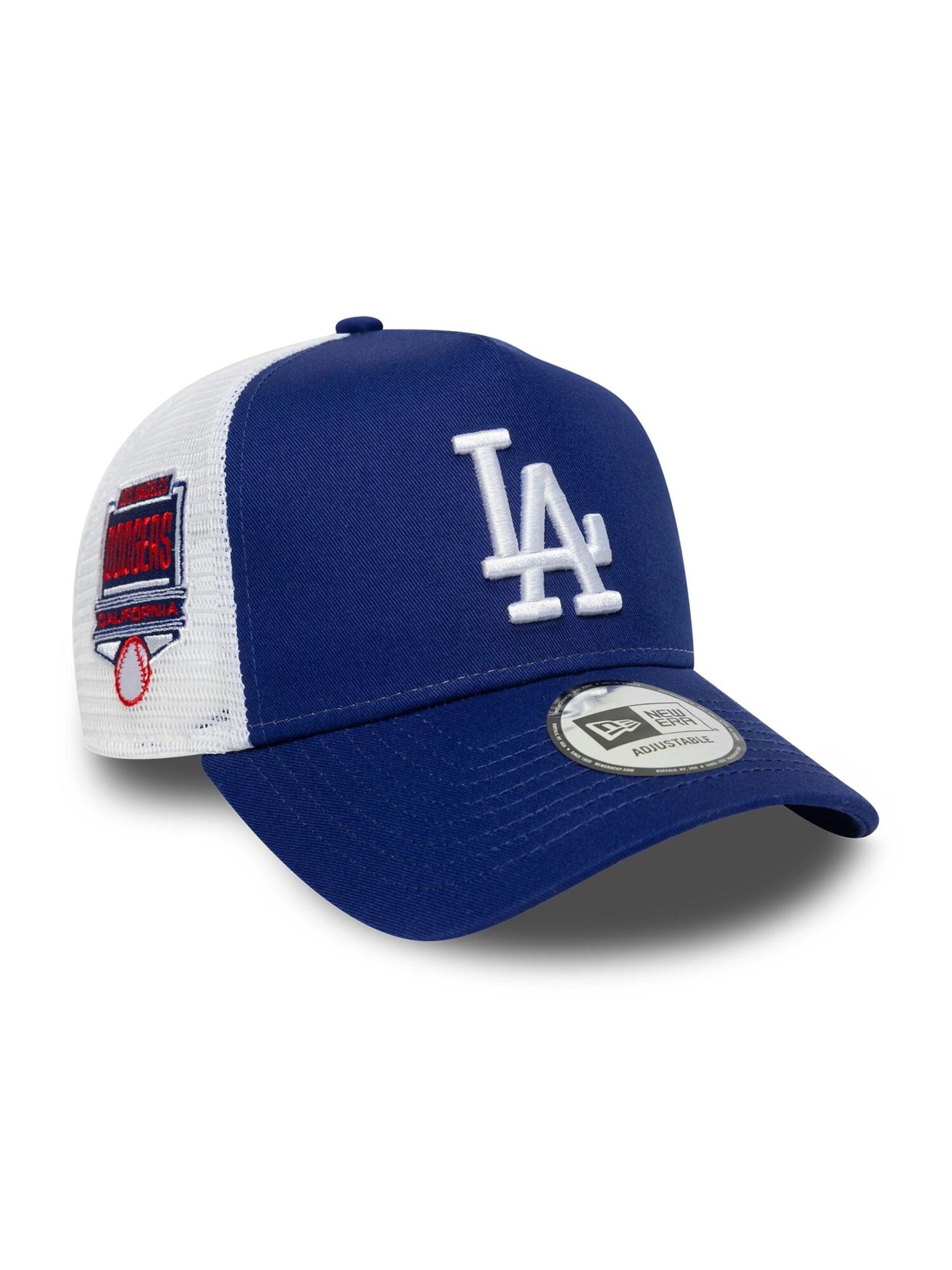 NEW ERA Athletic Cap '9FORTY LA Dodgers MLB Side Patch' in Blue