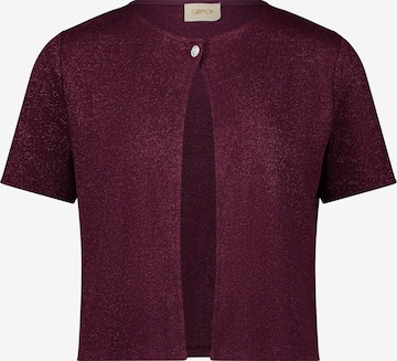 Cartoon Shirtjacke kurzarm in Lila: Vorderseite