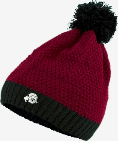Guggen Mountain Mütze 'Mütze K119 Wintermütze mit Bommel und Fleecefutter' in schwarz, Produktansicht