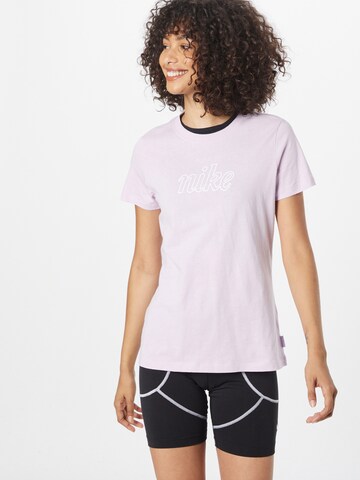 Nike Sportswear Shirt in Purple: front