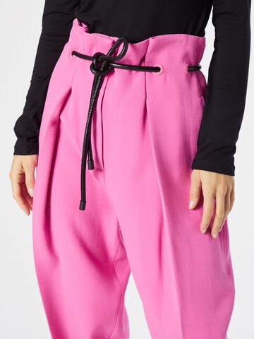 3.1 Phillip Lim Regular Bandplooibroek 'ORIGAMI' in Roze