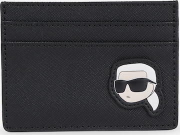 Karl Lagerfeld Etui 'Ikonik' in Schwarz: predná strana