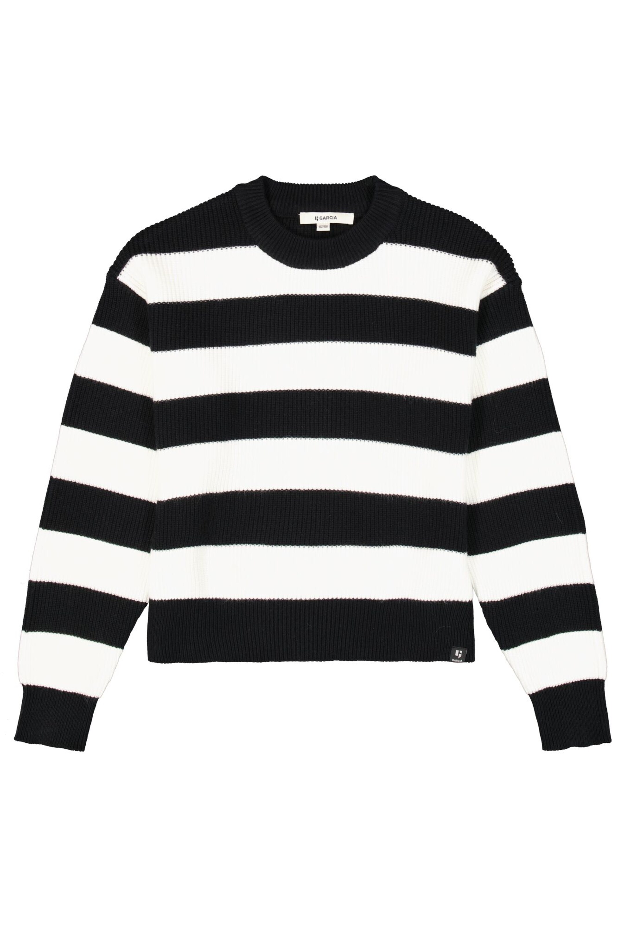 GARCIA Sweater in Black: front