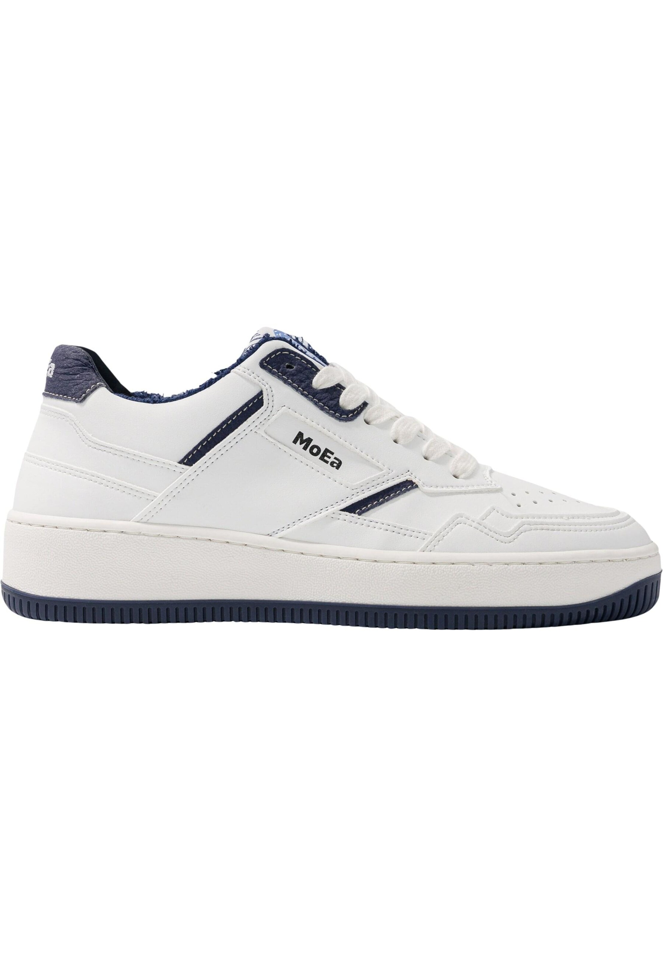 Sneaker bassa 'Gen1' di MoEa in bianco: frontale