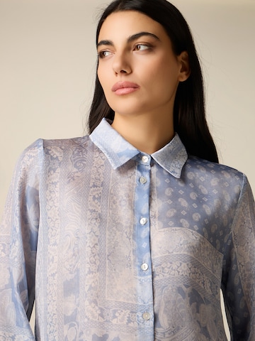 oltre Blouse in Blauw