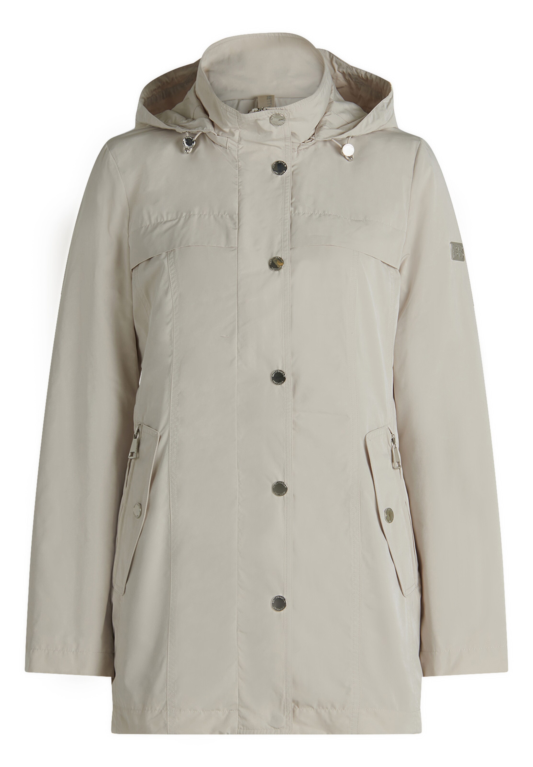 Betty Barclay Between-Seasons Parka in White: front