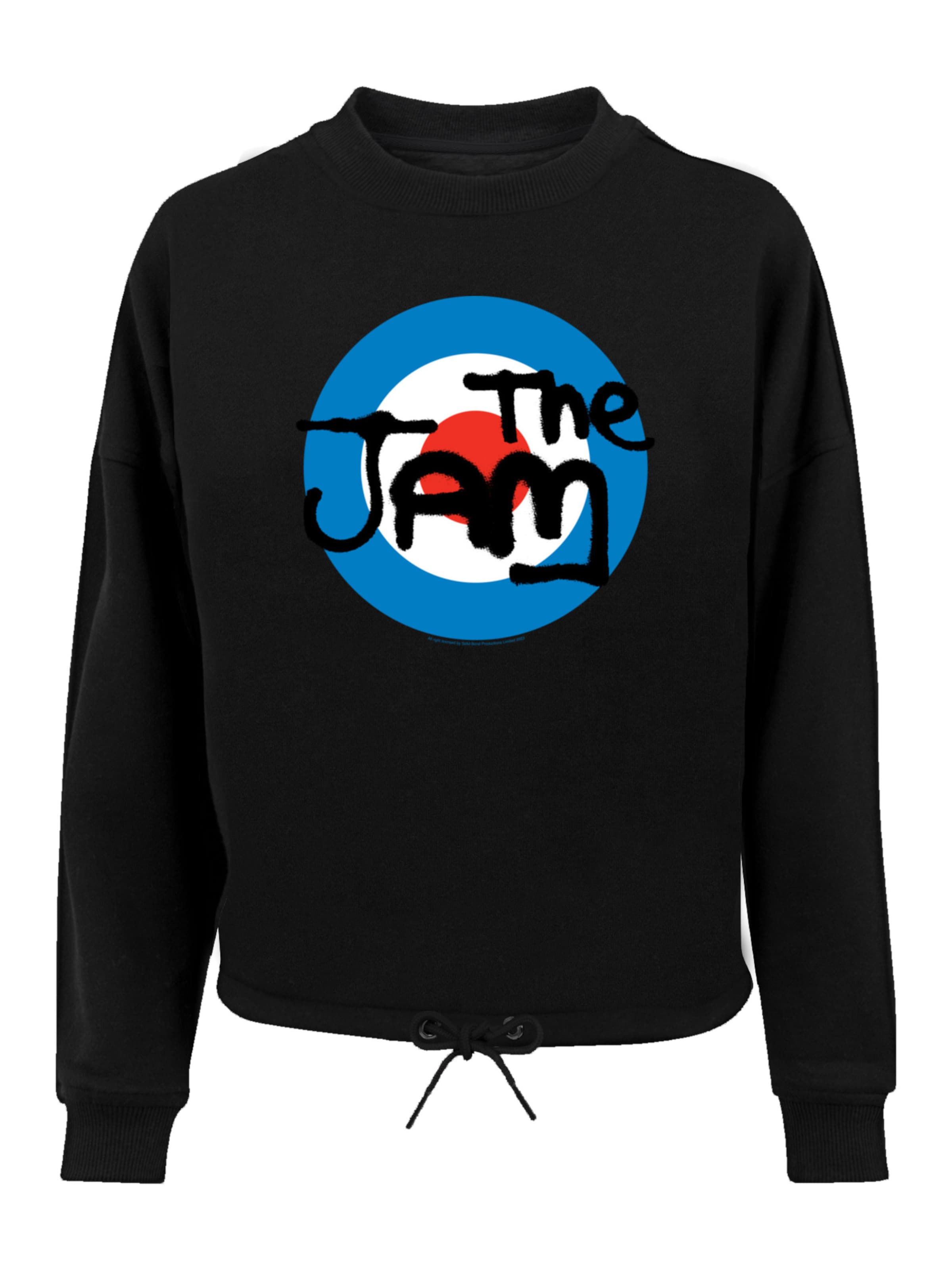 Sweat-shirt 'The Jam' F4NT4STIC en noir : devant