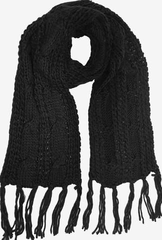 Cassandra Accessoires Scarf 'Hyggelig' in Black: front