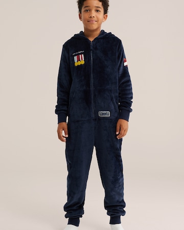 WE Fashion Nachtkledij in Blauw