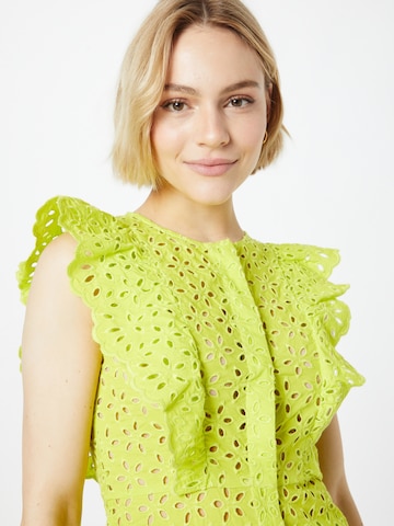 Essentiel Antwerp Košilové šaty 'Dractal' – zelená