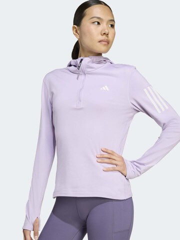 ADIDAS PERFORMANCE Performance Shirt 'Own The Run' in Purple
