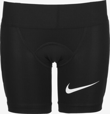 NIKE Slim fit Workout Pants in Black: front