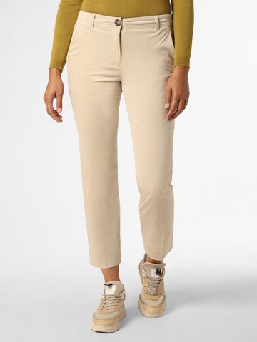 Marie Lund Broek ' ' in Beige: voorkant