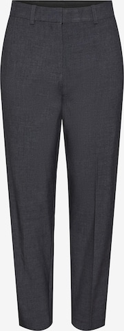 PIECES Regular Pants 'Luisa' in Grey: front