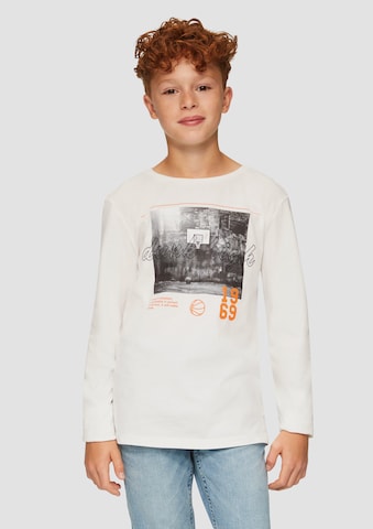 T-Shirt s.Oliver en beige : devant
