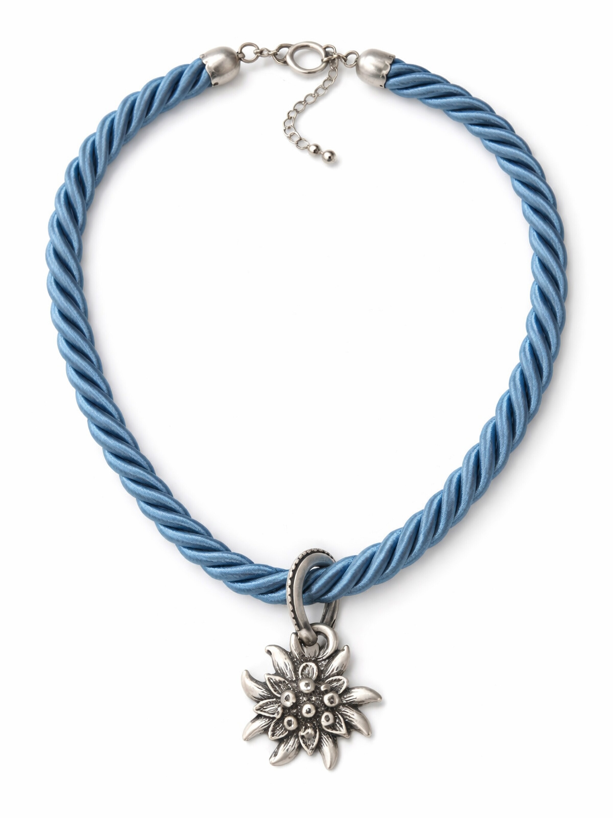 Allgäu Rebell Necklace 'Marlene' in Blue: front