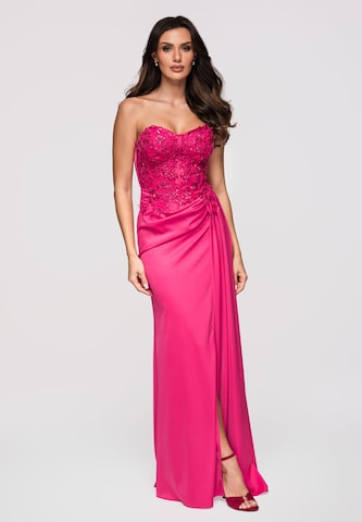 Ombre Avondjurk in Roze: voorkant