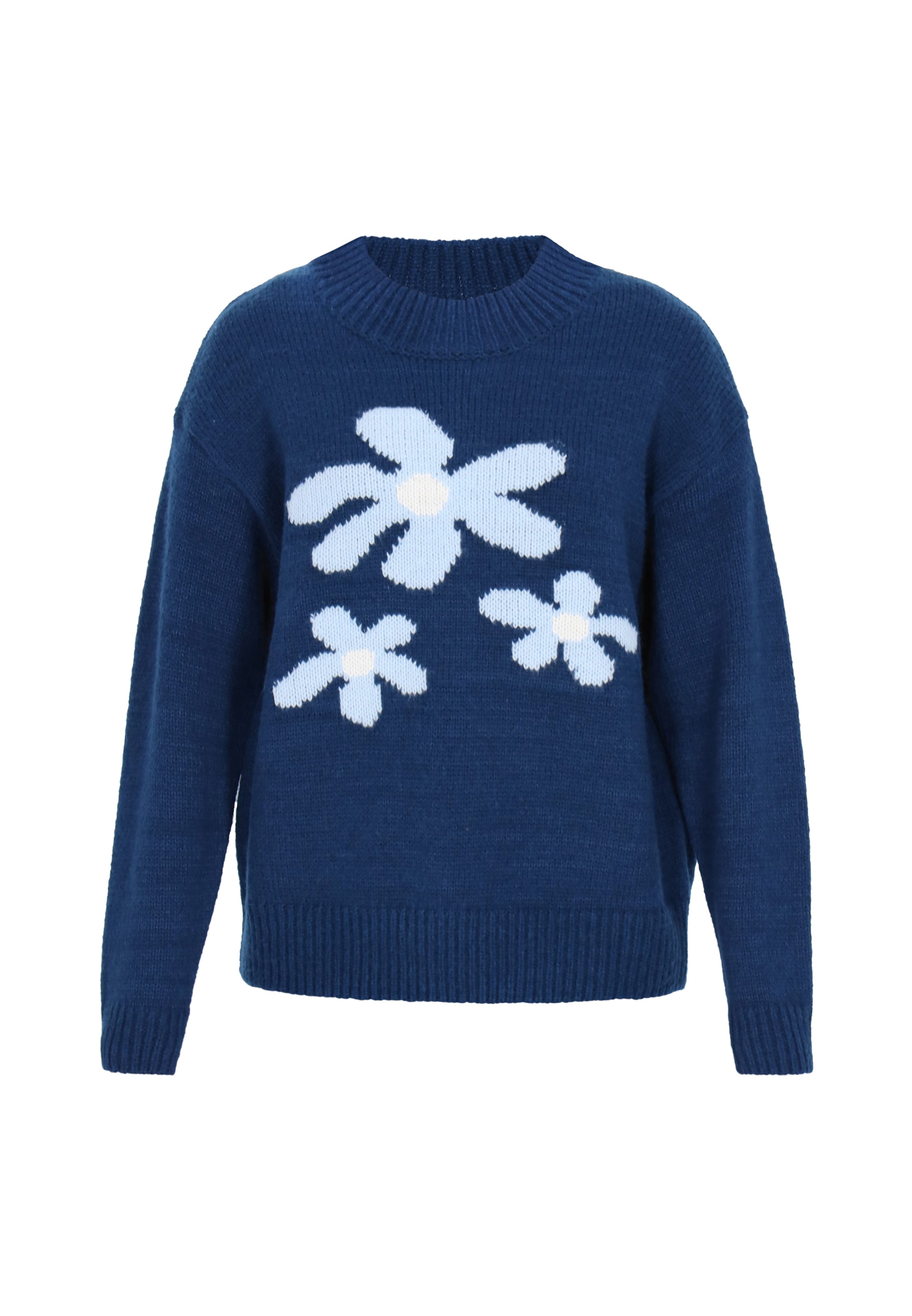 Usha - Pullover em azul: frente