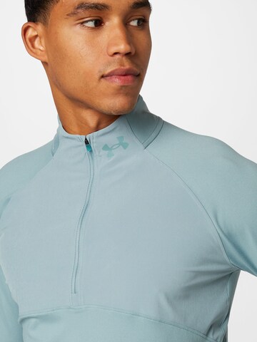 UNDER ARMOUR Functioneel shirt 'Qualifier' in Blauw