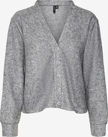 VERO MODA Knit cardigan 'BLIS' in Grey: front