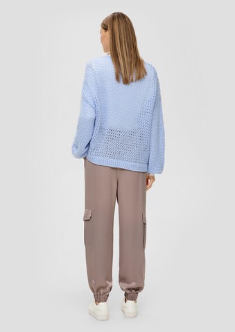 s.Oliver BLACK LABEL Wide leg Cargo Pants in Beige