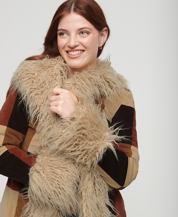 Manteau d’hiver 'Afghan' Superdry en marron