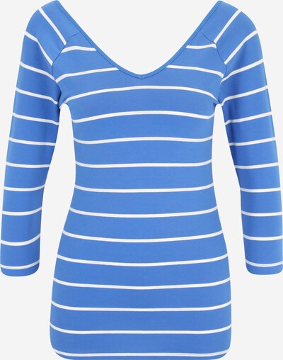 Only Tall Shirt 'FIFI' in de kleur Hemelsblauw / Wit, Productweergave