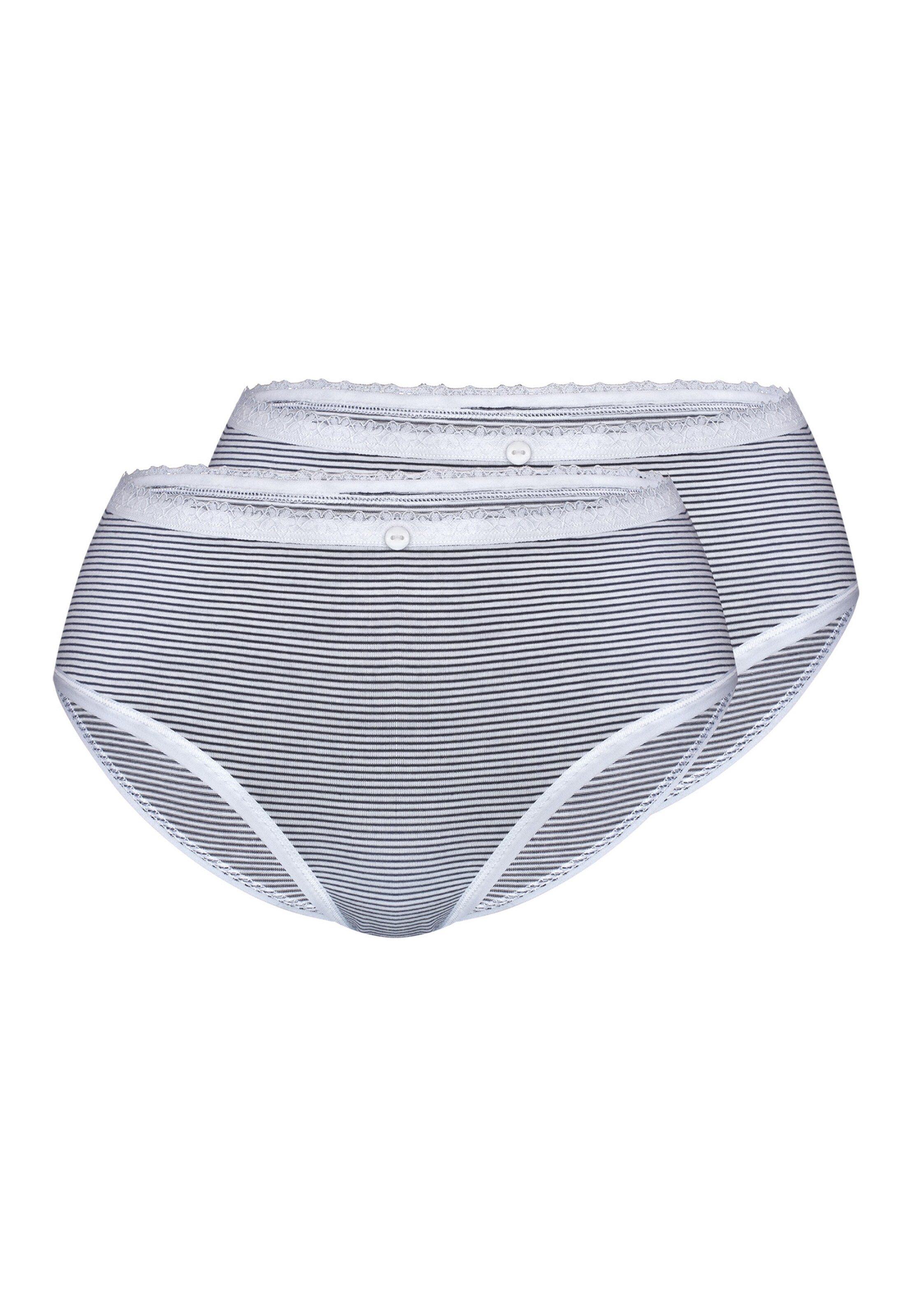 sassa Slip 'STRIPE RANGE' in Weiß: Vorderseite