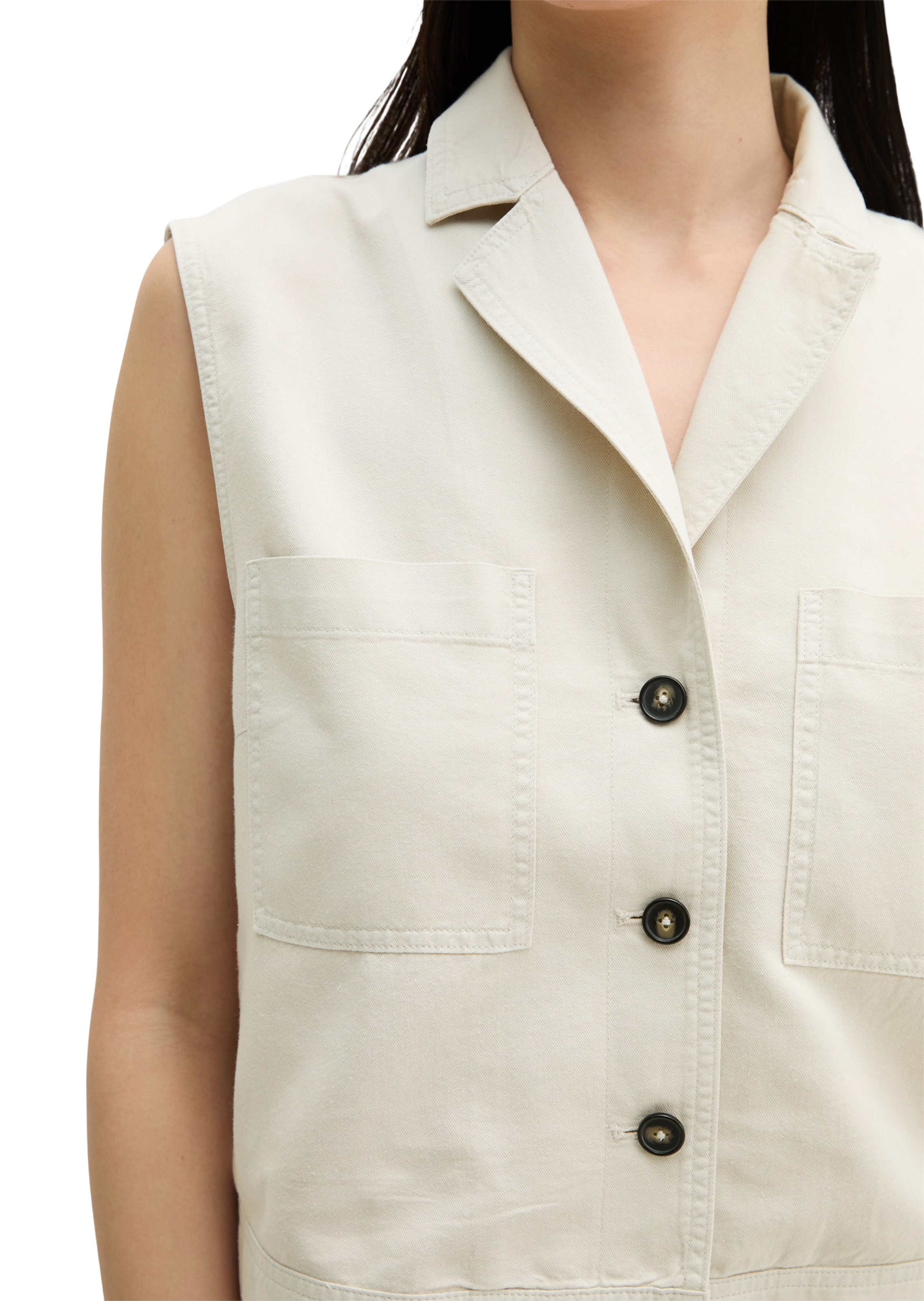 Marc O'Polo Vest in Grey