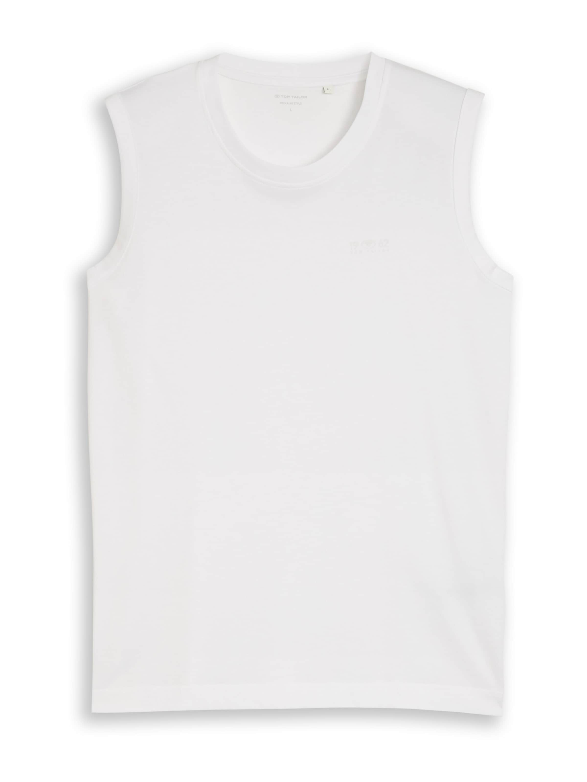 TOM TAILOR Shirt in White: front