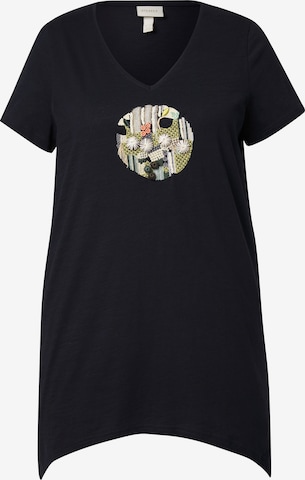 Ulla Popken Shirt in Black: front