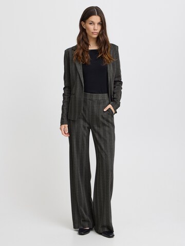 ICHI - Pierna ancha Pantalón 'IH RUTI' en gris