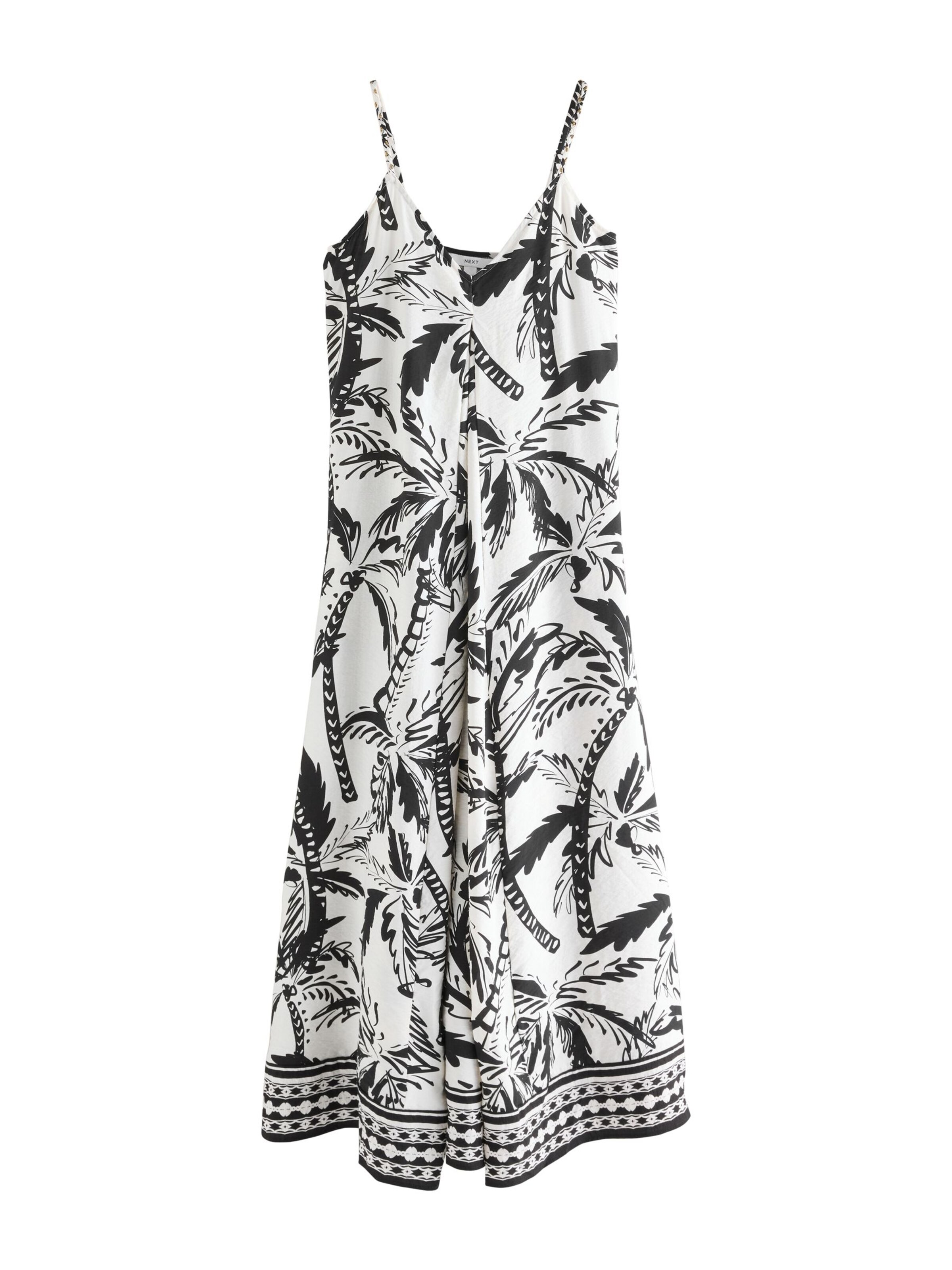 Next Пляжное платье в Черный: спереди